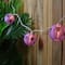 10ct. Purple & Black Spider Paper Lantern Halloween Lights